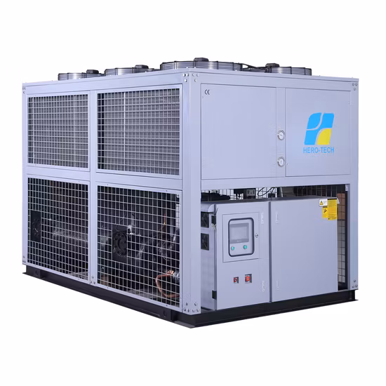 Industrial Air Cooled Screw Chiller Suitable for Electroplating Pharmaceutical Industry Chiller with Good Quality